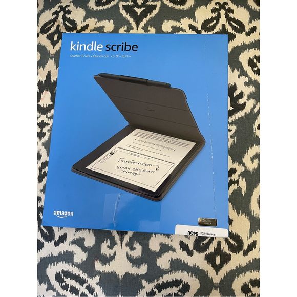 Amazon Kindle Scribe Leather Folio Cover with Magnetic Attach Sleek Case NEW - Picture 1 of 4